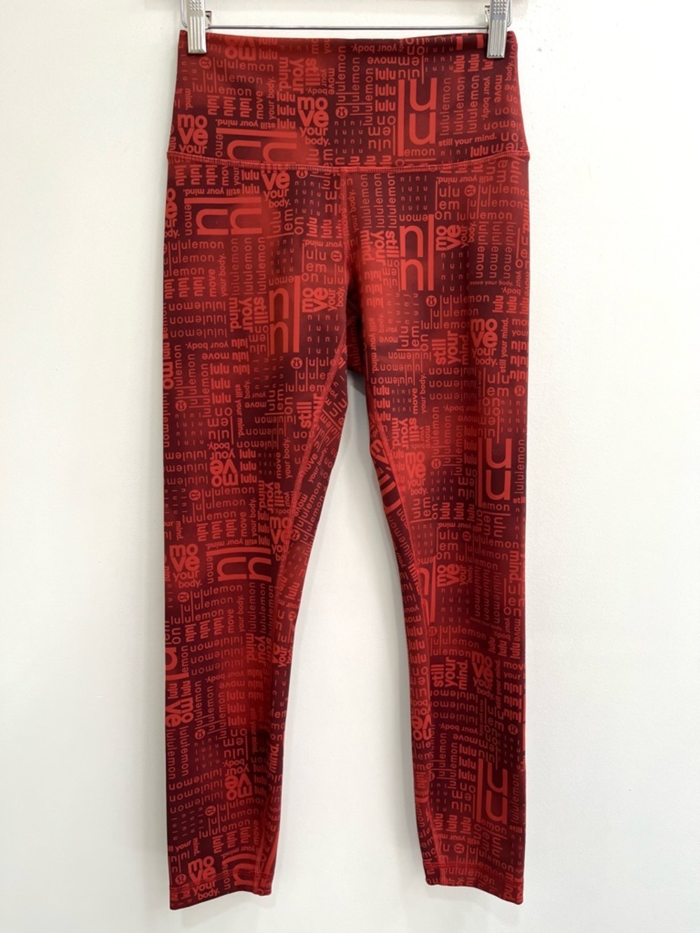 Lululemon Wunder Train High-Rise Tight 25" Lululemon Ombre Red Multi